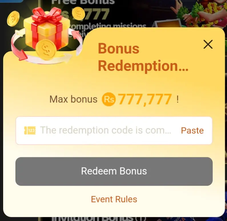 XP777-Game-Redeem Bonus-image.webp