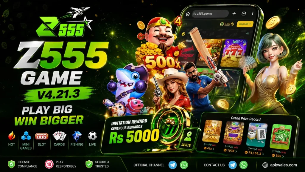 Z555 Game Dashboard Banner