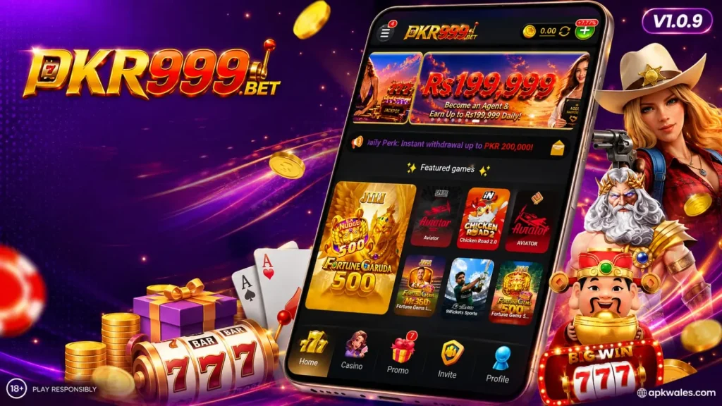 PKR999 Game V1.0.9 Dashboard Banner