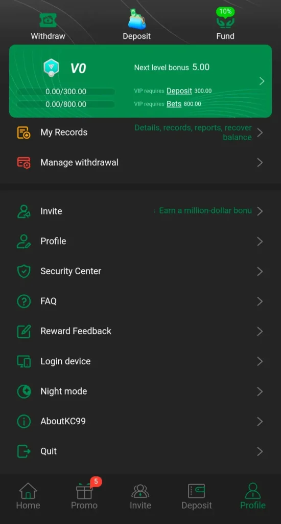 Kc99 Game Casino App latest Features and Settings Options