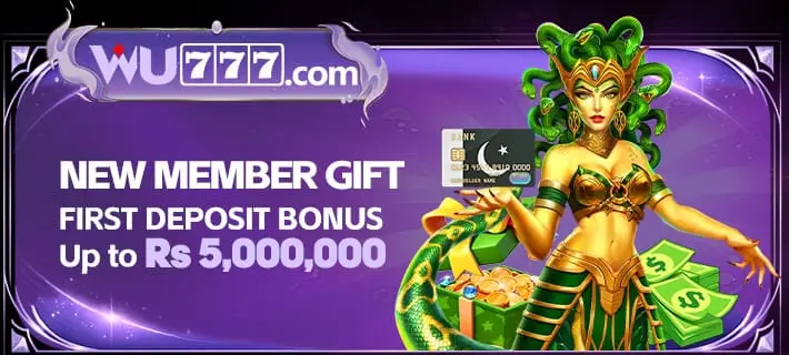 WU777 Game new Member Gift in first deposit