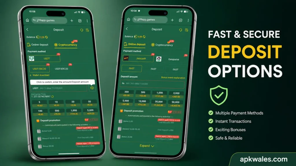 JJ99 Fast and Secure Deposit and Withdrawal Real Money