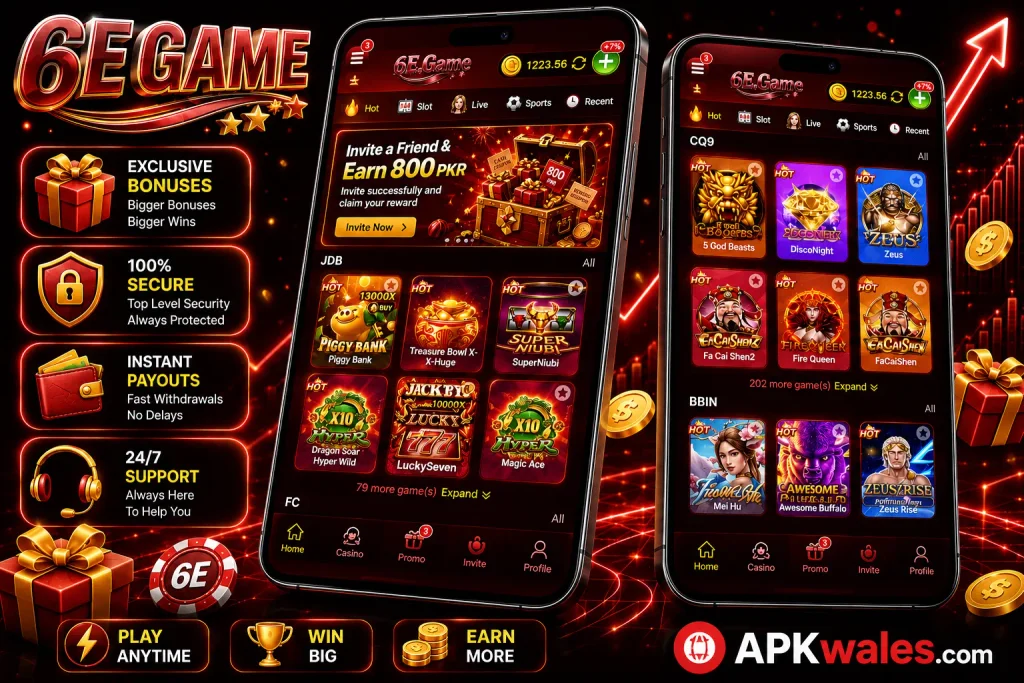 6E game APK banner image