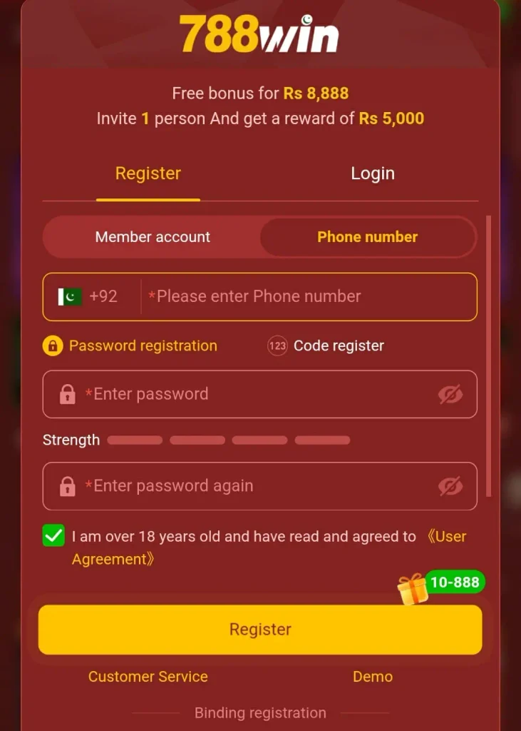 788WIN game apk register yourself