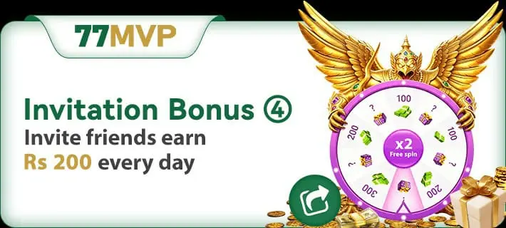 77mvp game invitation bonus
