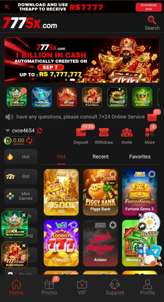 777SX game banner image